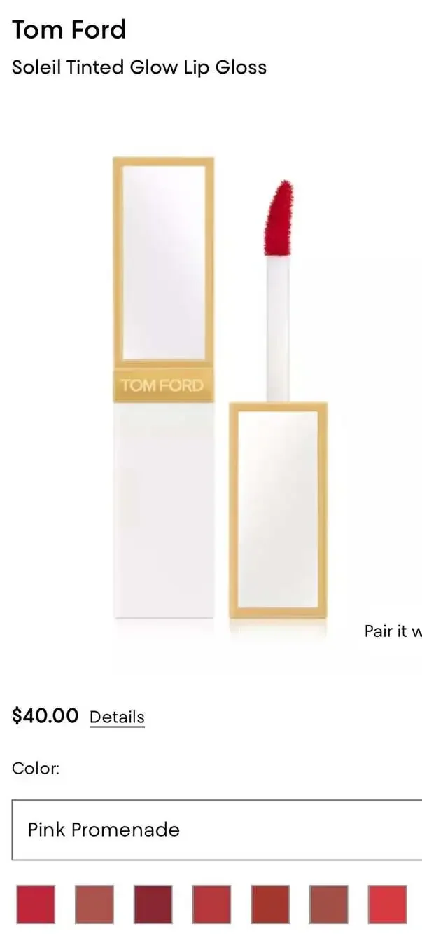 Tom Ford Soleil Tinted Lip Glow in 08 Pink Promenade